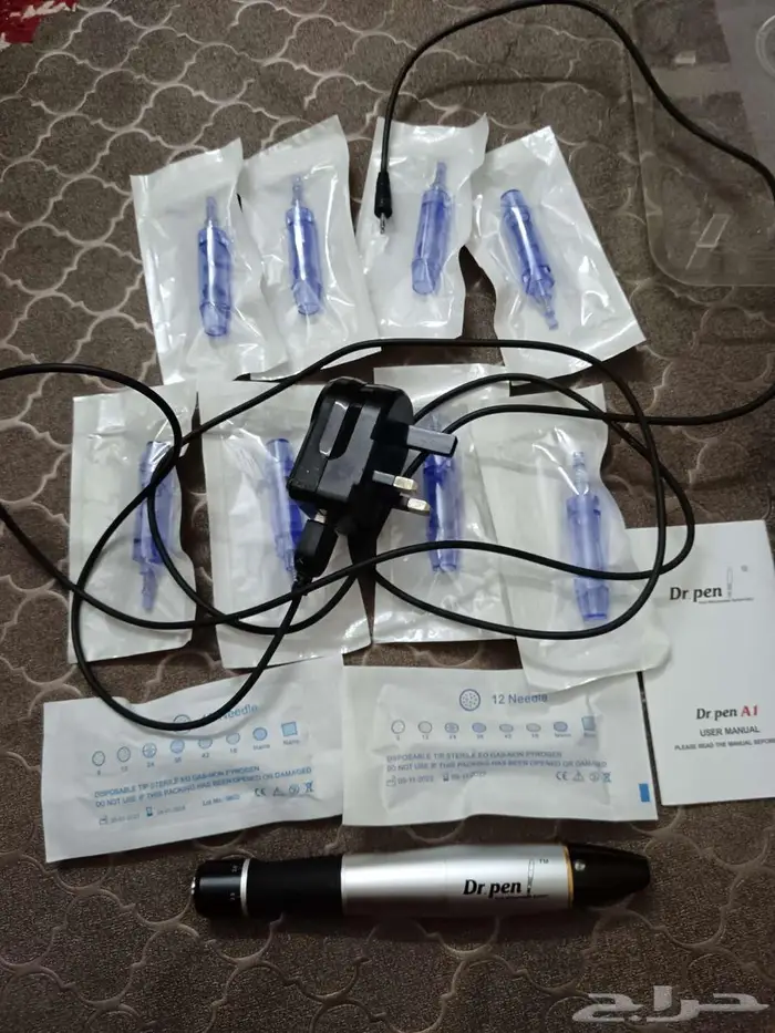 ديرما بن موديل A1 مع 10 ابر جديده مقاس 12 ابره شبه مستعمل 3