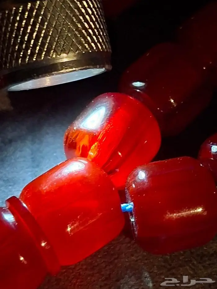 مسباح فاتوران احمر شفاف صندوقي صب قديم 12