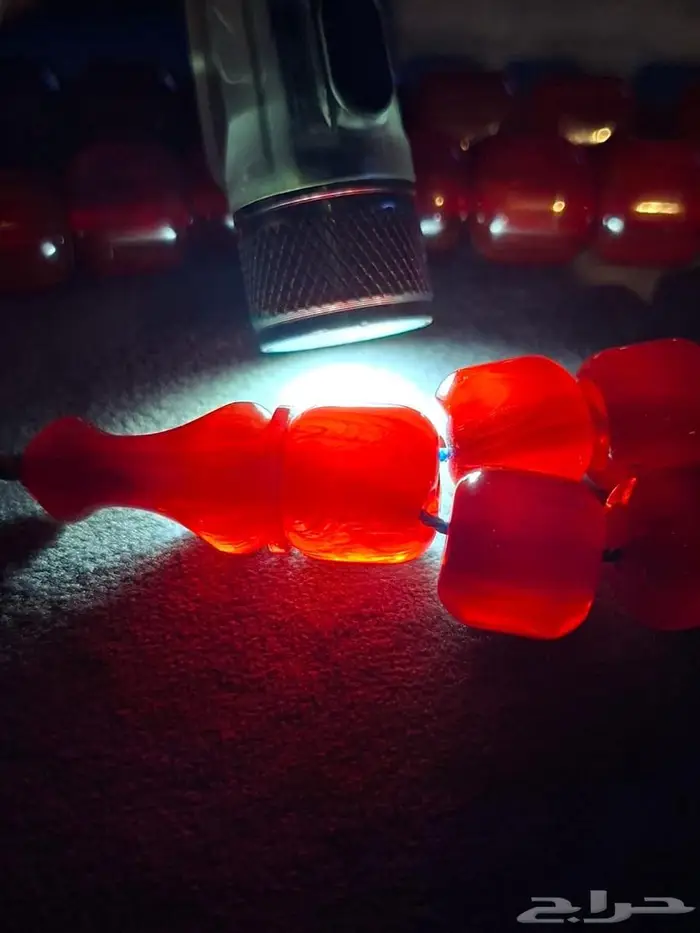 مسباح فاتوران احمر شفاف صندوقي صب قديم 11