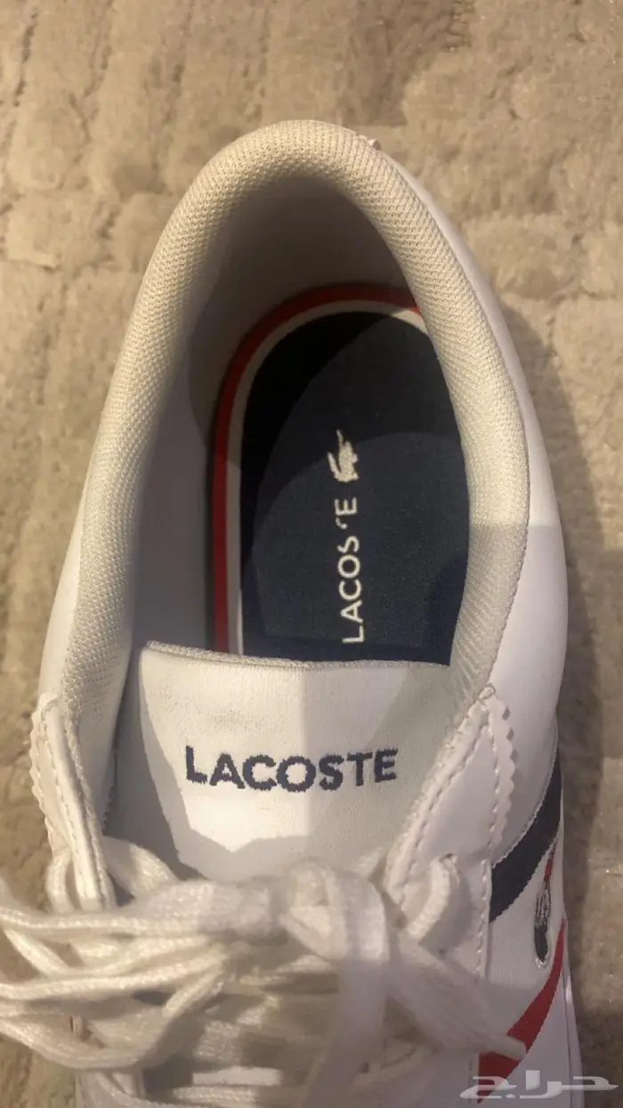 شوز لاكوست ابيض Lacoste 1