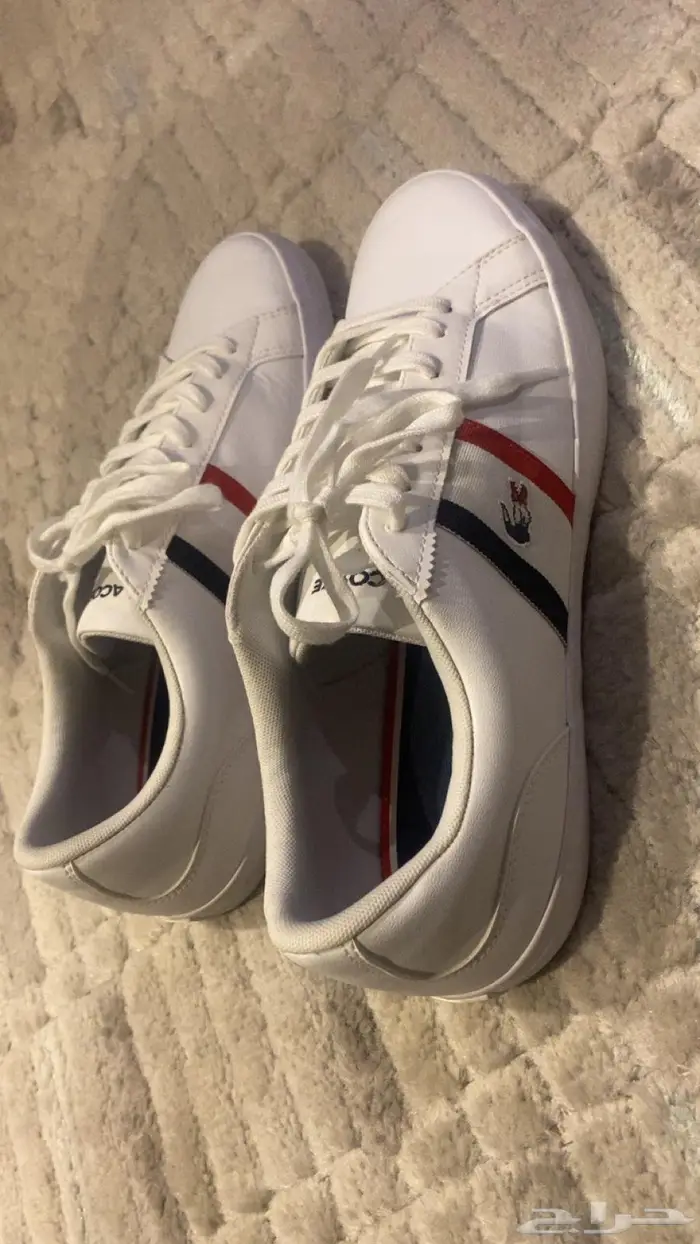 شوز لاكوست ابيض Lacoste 0