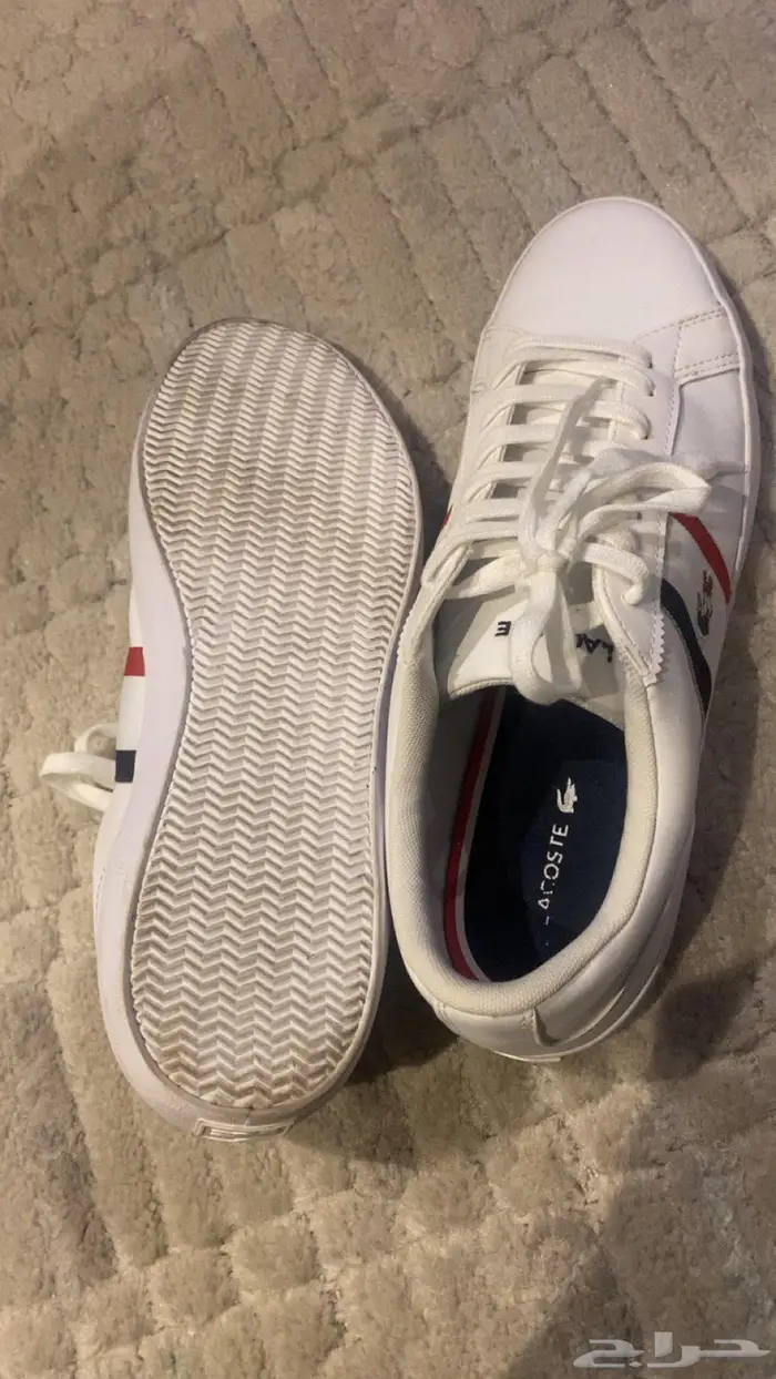 شوز لاكوست ابيض Lacoste 3