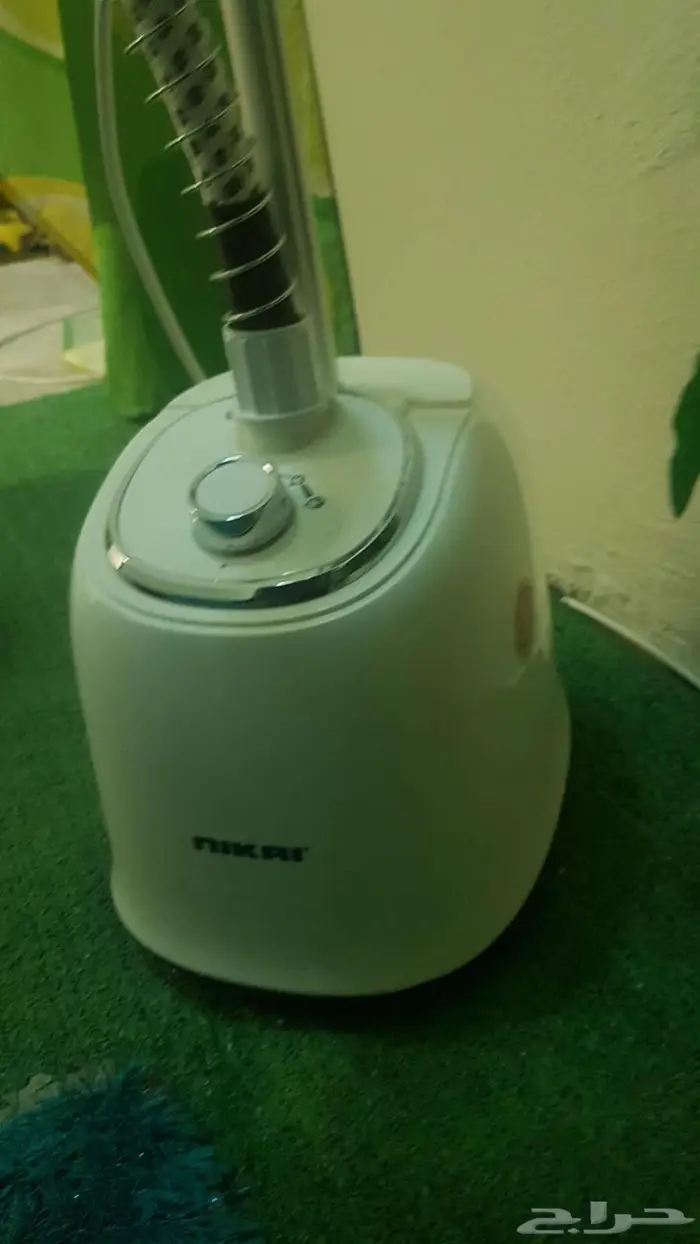 مكواة كاوية ملابس بخارية مع مروحة طاولة 0