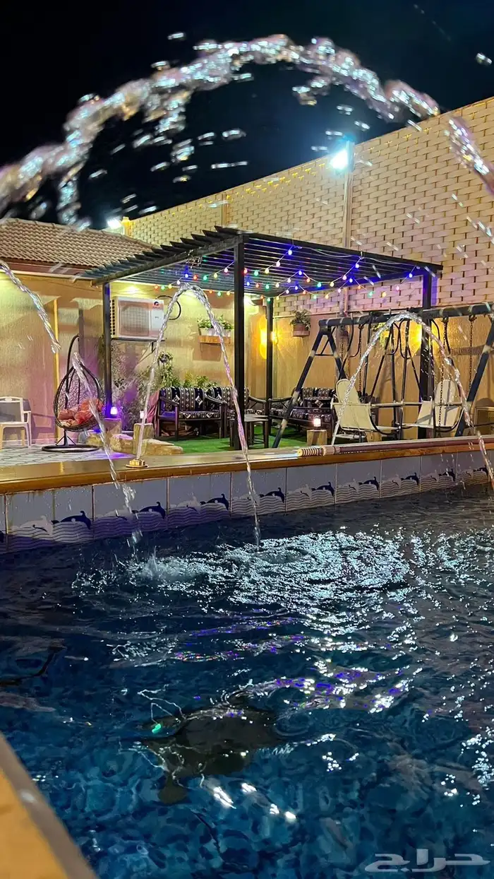 شاليه و استراحة اثاث نظيف و جديد مسابح ملعب طائرة 8