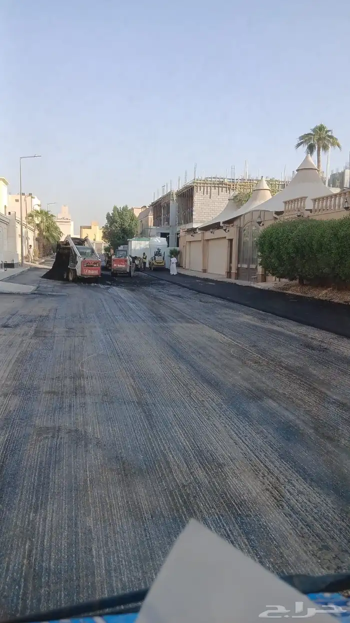 رش مادة الامسي ون والارسي تو اعمال اسفلت 11