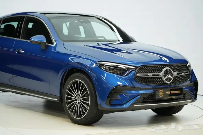 مرسيدس GLC 200 Coupe موديل 2026 أصفار خليجي أزرق أسود 2