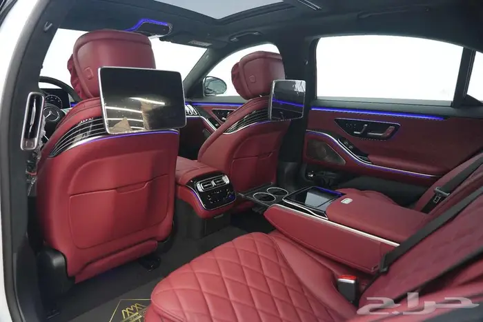 مرسيدس S 500 موديل 2025 أصفار خليجي أبيض أحمر 16