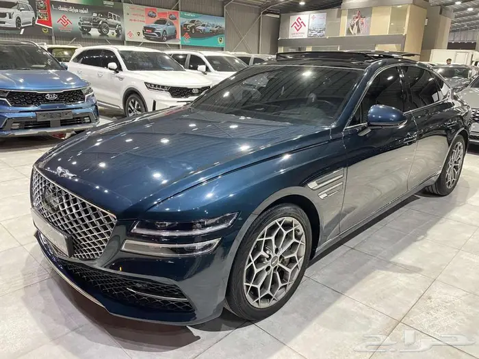 جنسس G80 مديل 2022 فل كامل بطاقة جمركية استيراد كوريا 1