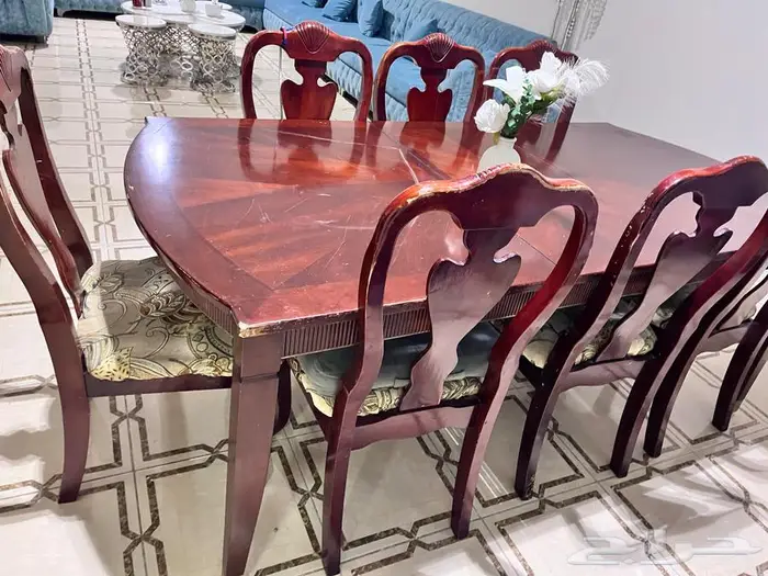 طاولة طعام 7كراسي ب150غير قابل لتفاوض 1