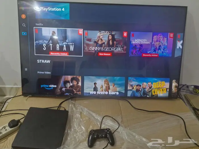 شاشه سامسونج 55 smart hub ultra crystal UHD 4k black 0