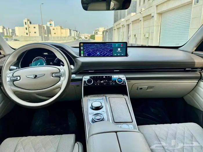 جنسس GV80 رويال فل اوبشن 2024 مالك اول سعودي وكالة 7