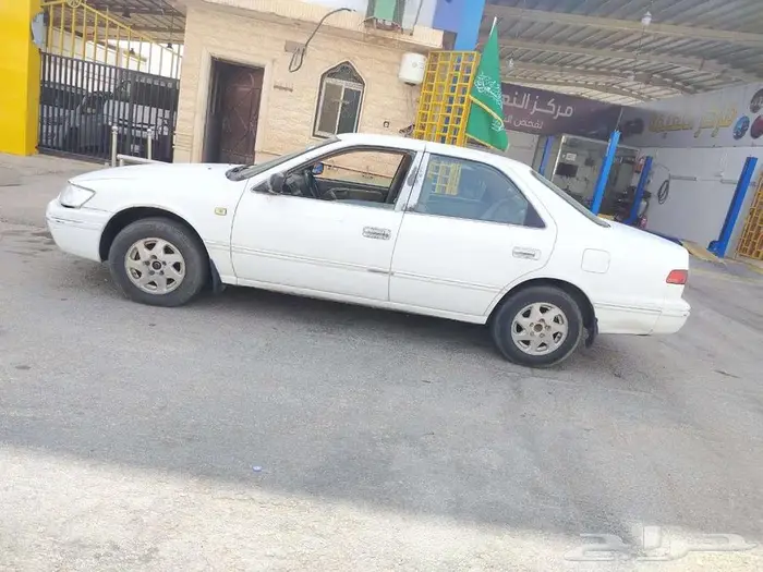 كامري ابيض 1999 محركات نظيف جير عادي زجاج كهرب نظيف 4