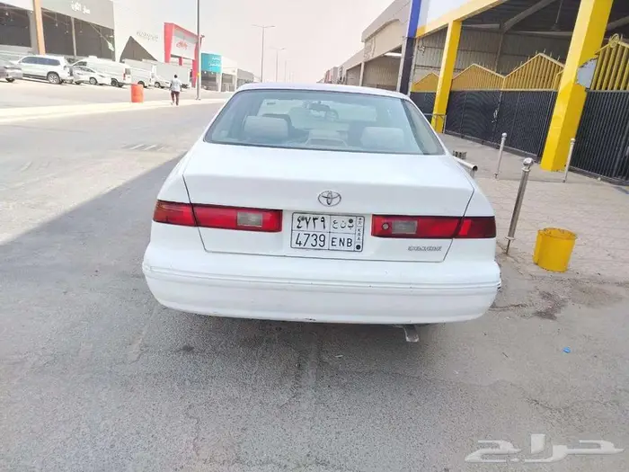كامري ابيض 1999 محركات نظيف جير عادي زجاج كهرب نظيف 6