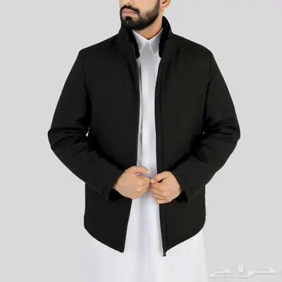 جاكيت رجالي رسمي بسحاب أمامي index