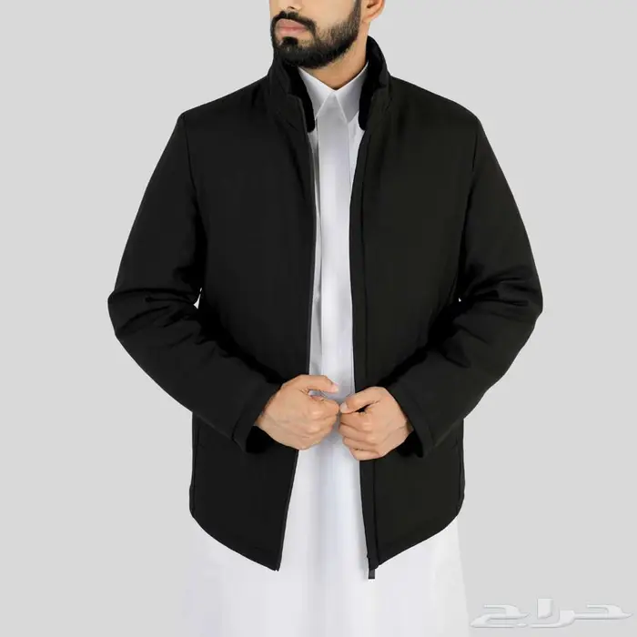 جاكيت رجالي رسمي بسحاب أمامي 4