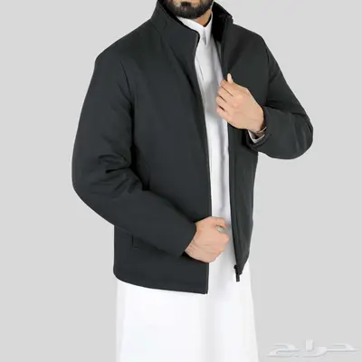 جاكيت رجالي رسمي بسحاب أمامي index