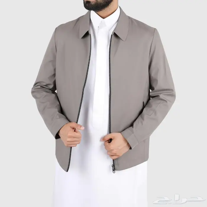 جاكيت رجالي رسمي بسحاب أمامي 2