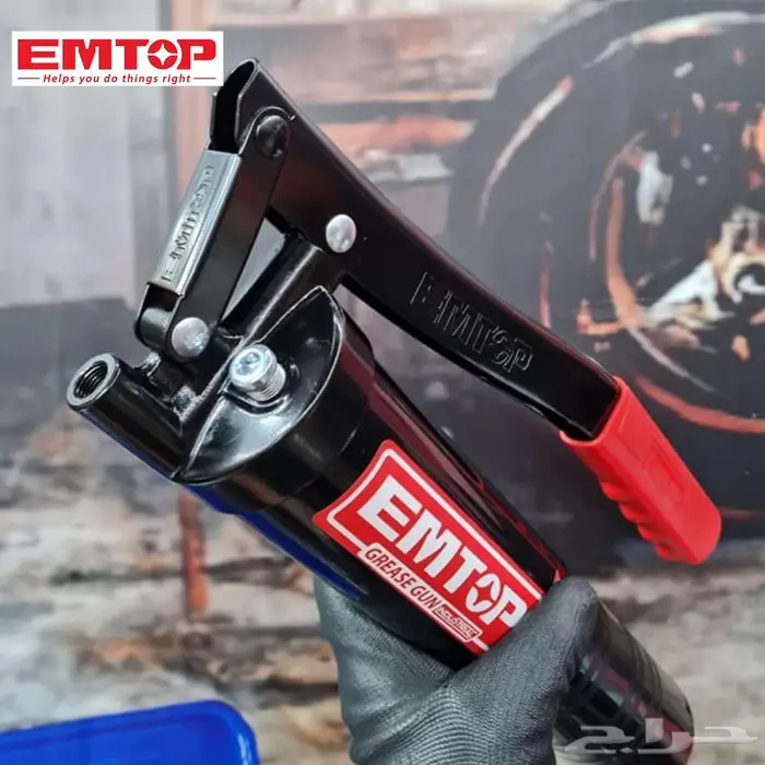 أداة تشحيم احترافية من EMTOP   سعة 400CC 2