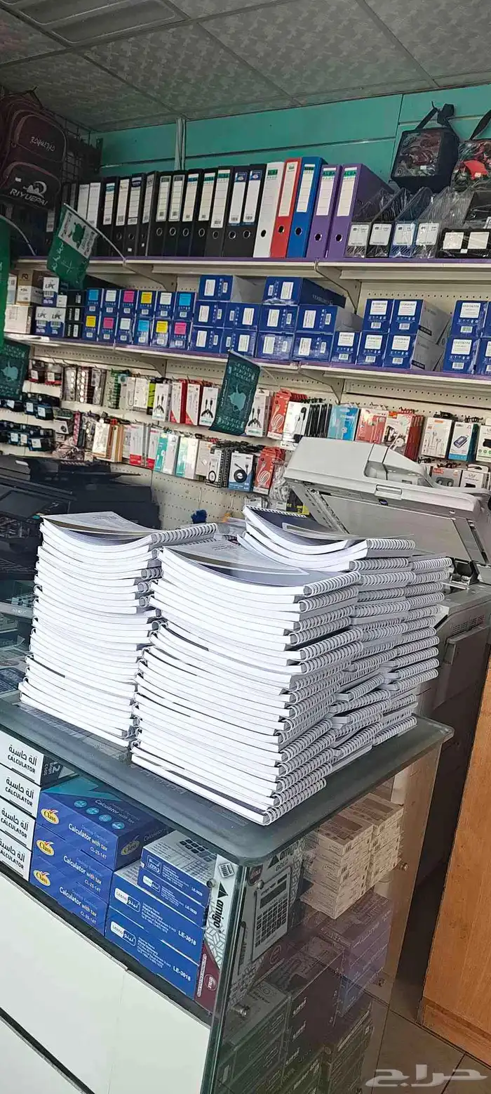ادوات مكتبة جميع انوعها وعمل سلك مطابع وطباعه 2