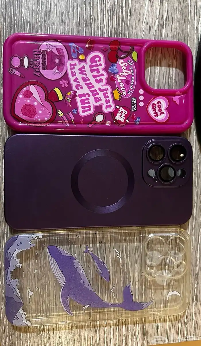 3 كفرات ايفون 14 برو ماكس مستعملة 0