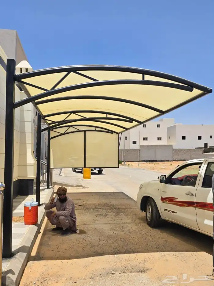 مظلات وسواتر وبيوت الشعر جده وتغير قماش وتركيب مظلات فرنسي 7