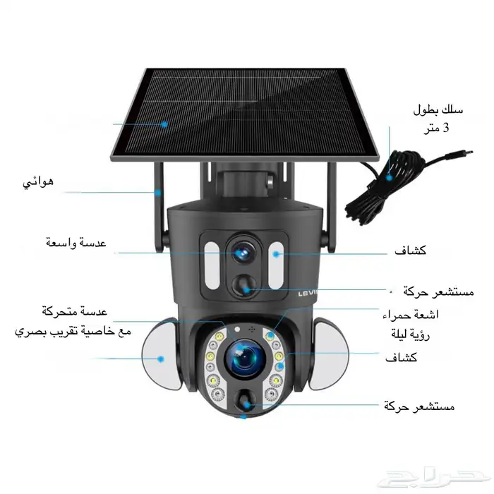 كاميرا الطاقة الشمسية S20L 4G المطورة 10X 0