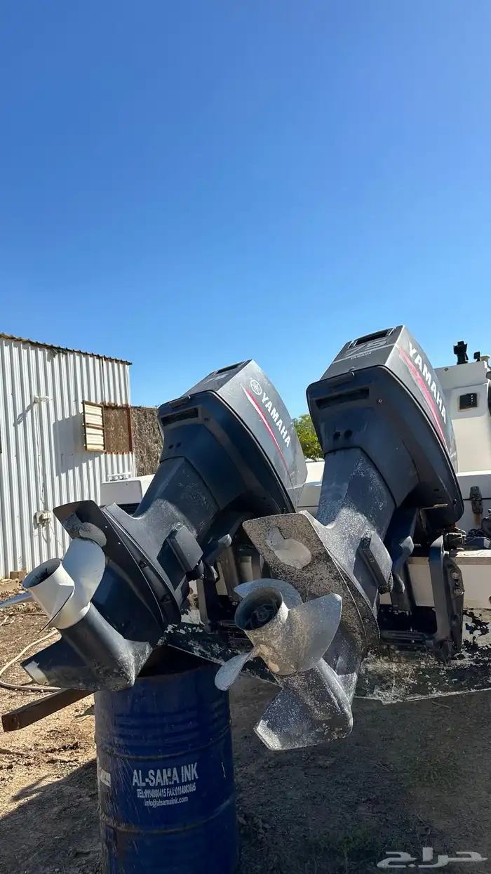 ماطور ياماها 75 تو استروك نظيفة 4