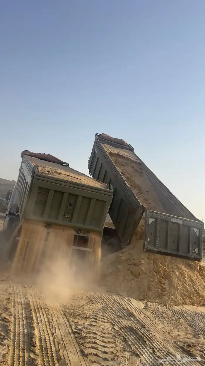 رمل ابيض بطحاء الرياض صندوق كبير 5