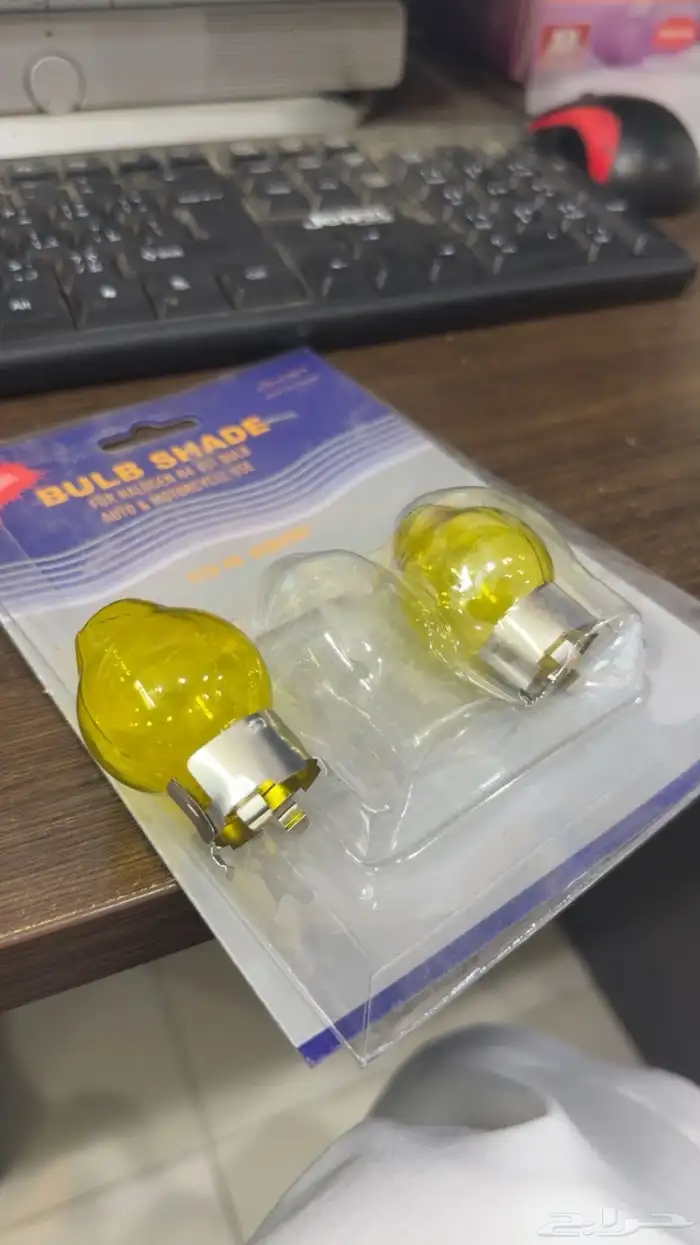 غطاء شمعه نور اصفر 1