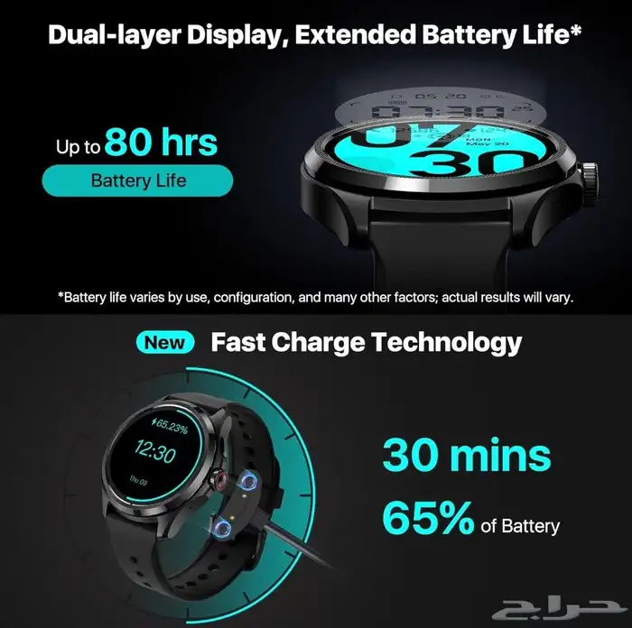 ساعة ذكية Ticwatch 3