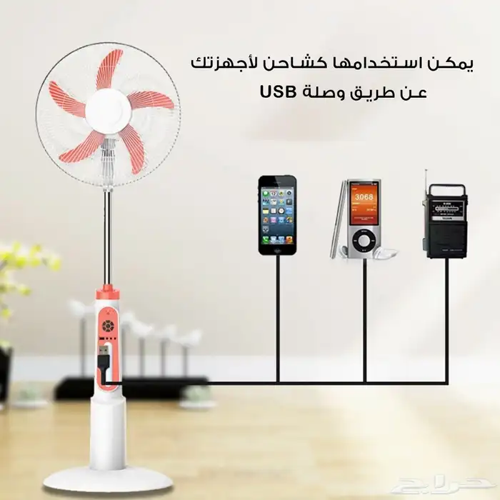 مروحة تعمل بالطاقة الشمسية 5