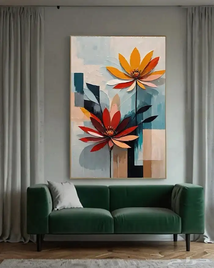 لوحات جدارية لوحات كانفس 72