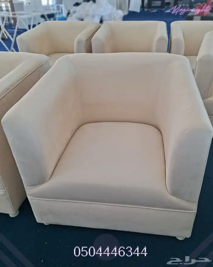 كنب كراسي للايجار فخمة جديدة 4