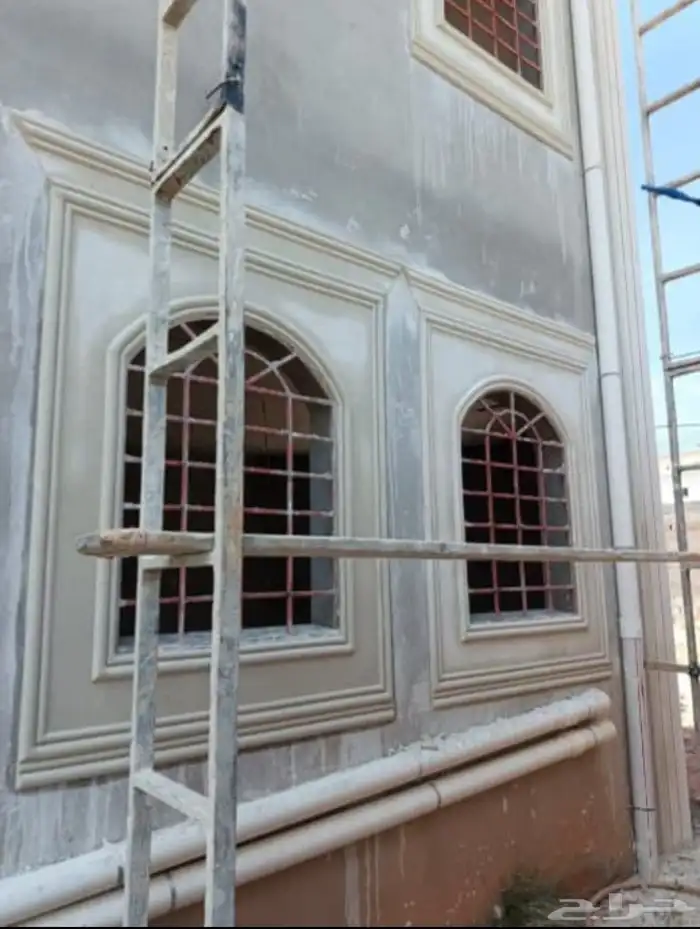 ديكورات خارجيه على الكرانيش والزوياء والدرايش النماص 2