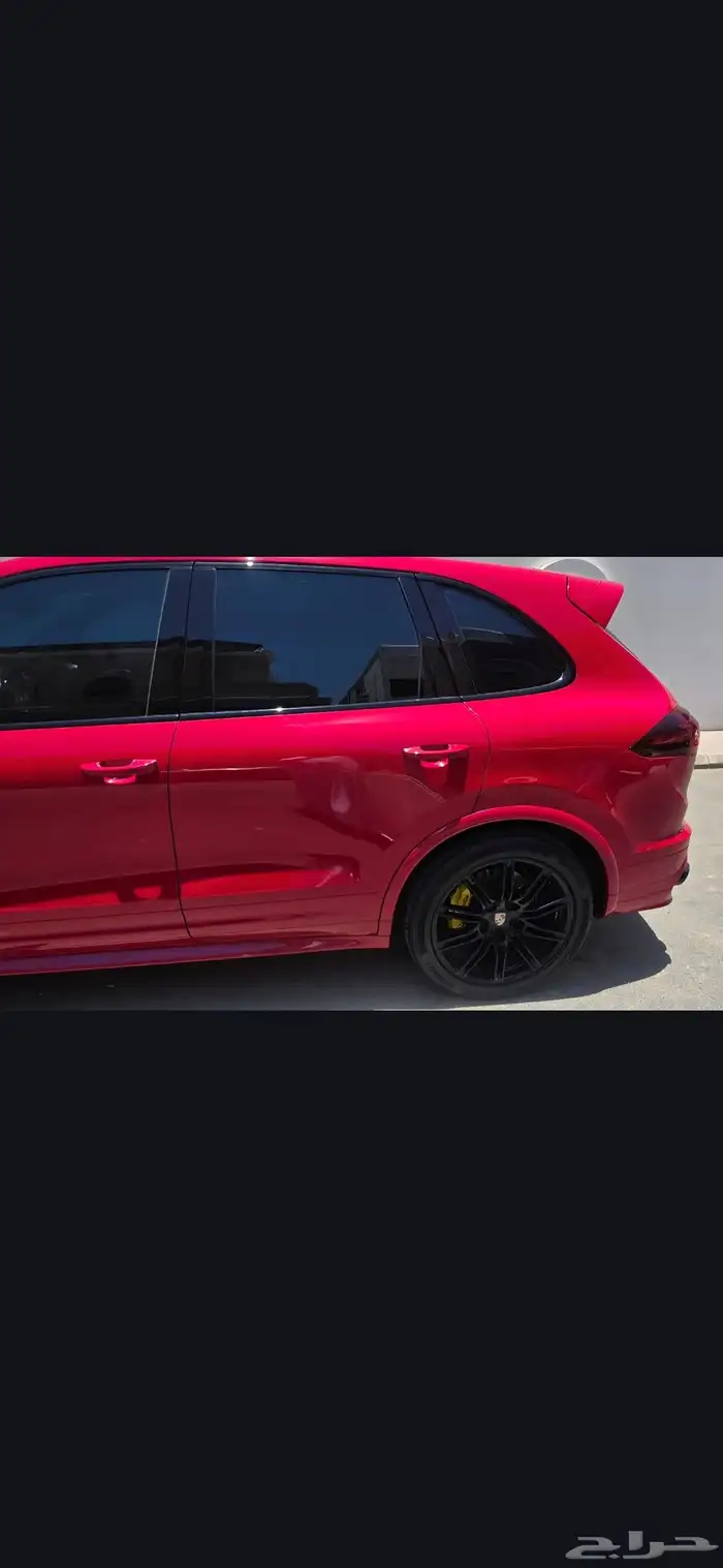 بورش كايين GTS في غاية النظافة ملف بلون احمر كرزي موديل 2016 16