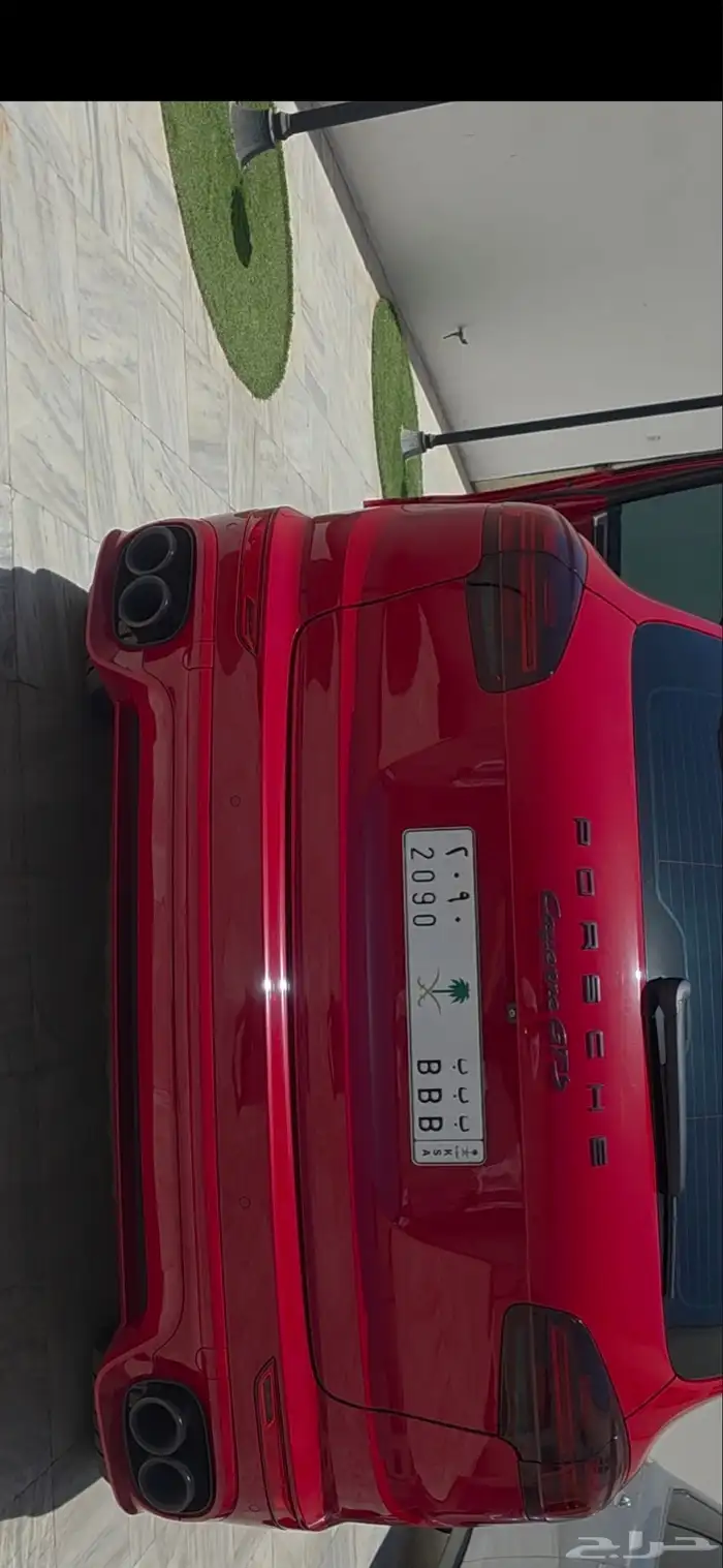 بورش كايين GTS في غاية النظافة ملف بلون احمر كرزي موديل 2016 20