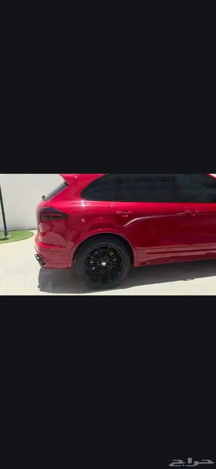 بورش كايين GTS في غاية النظافة ملف بلون احمر كرزي موديل 2016 14