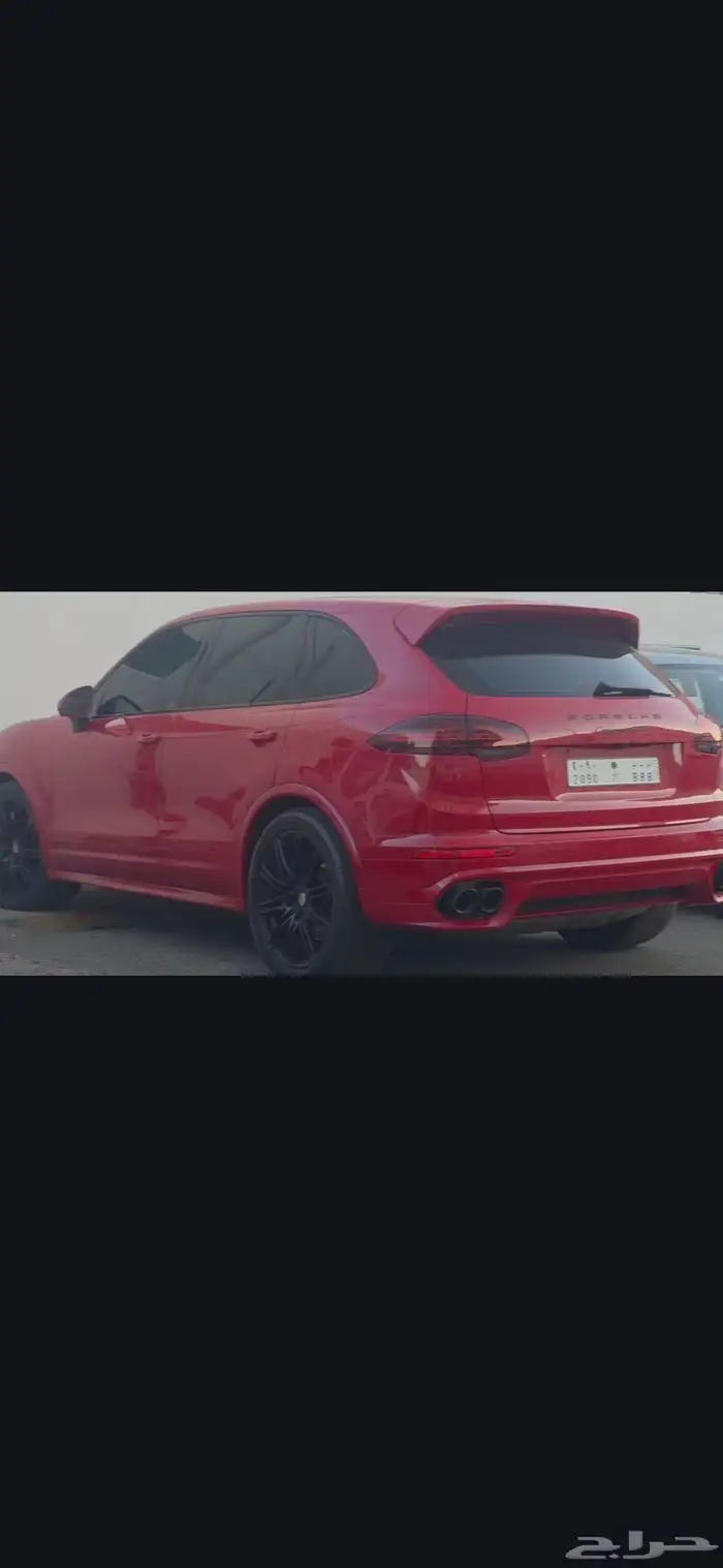 بورش كايين GTS في غاية النظافة ملف بلون احمر كرزي موديل 2016 15