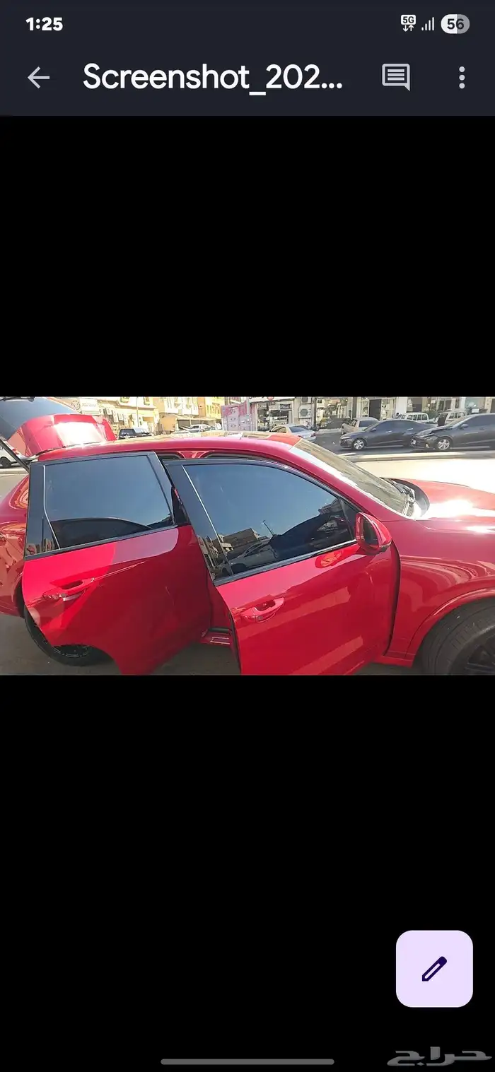 بورش كايين GTS في غاية النظافة ملف بلون احمر كرزي موديل 2016 21