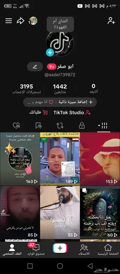 حسابات تيك توك index
