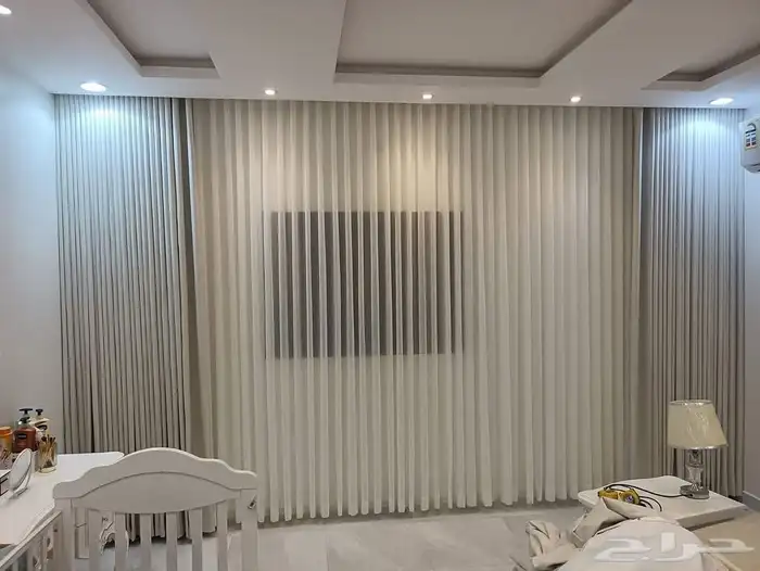 ستائر ويفي ستاير ستاره تفصيل ستائر ويفي بلاك اوت لينن مخمل 7