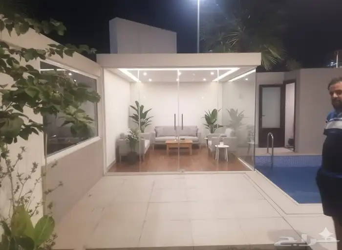 مجالس زجاجية مودرن  مجالس  الدمام_الخبر_الشرقيه_الاحساء_الهف 1