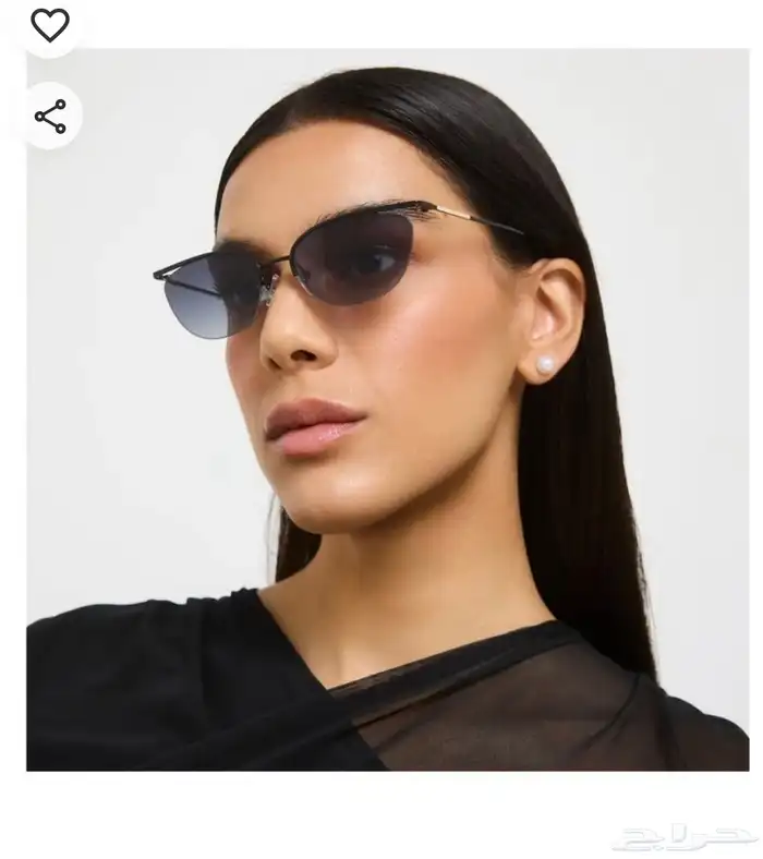 نظارة شمسية جديدة من بلاك اوت black out لون بني 3
