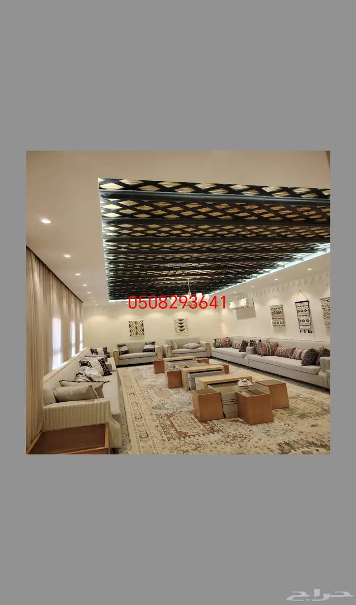 _مجالس_ شعبية _مشبات_ طين _طبيعي _ 12