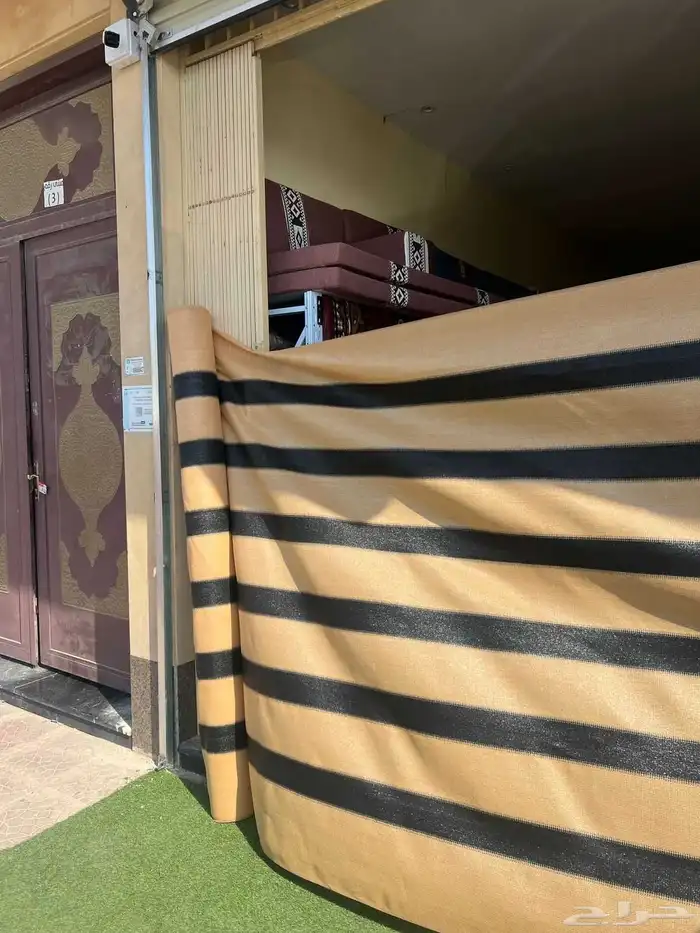 ساتر مخيم بجميع الالوان سواتر مخيمات 0