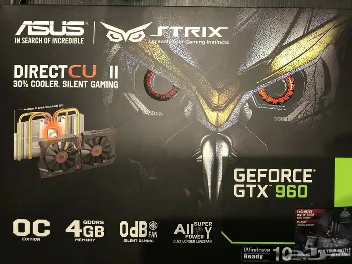 Asus STRIX GTX960 DC2OC 4GD5 0