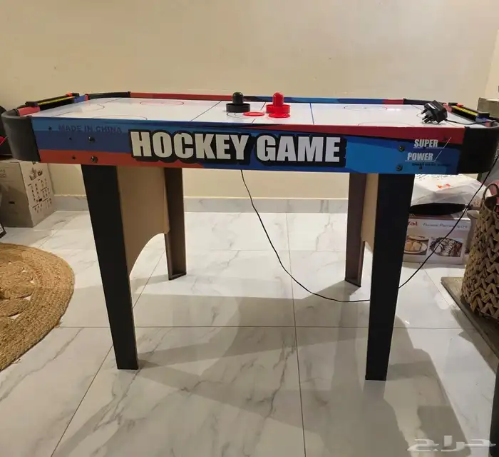 Hockey air table used for 3 times طاولة هوكي هوائية 1
