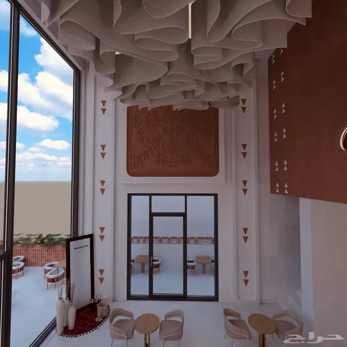 تصميم 3D محل شاي 3