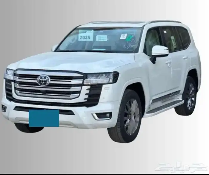 لاندكروزر 2025 رقم 4 جديد ماشي الف فقط 0