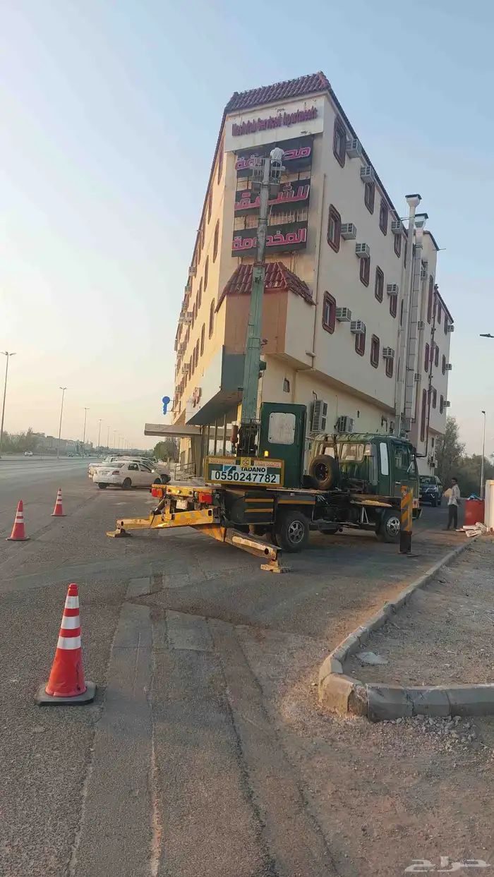 ونش للإيجار في القصيم بريده رافعه 7طن21 متر 0